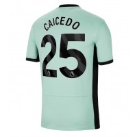 Muški Nogometni Dres Chelsea Moises Caicedo #25 Rezervni 2023-24 Kratak Rukav